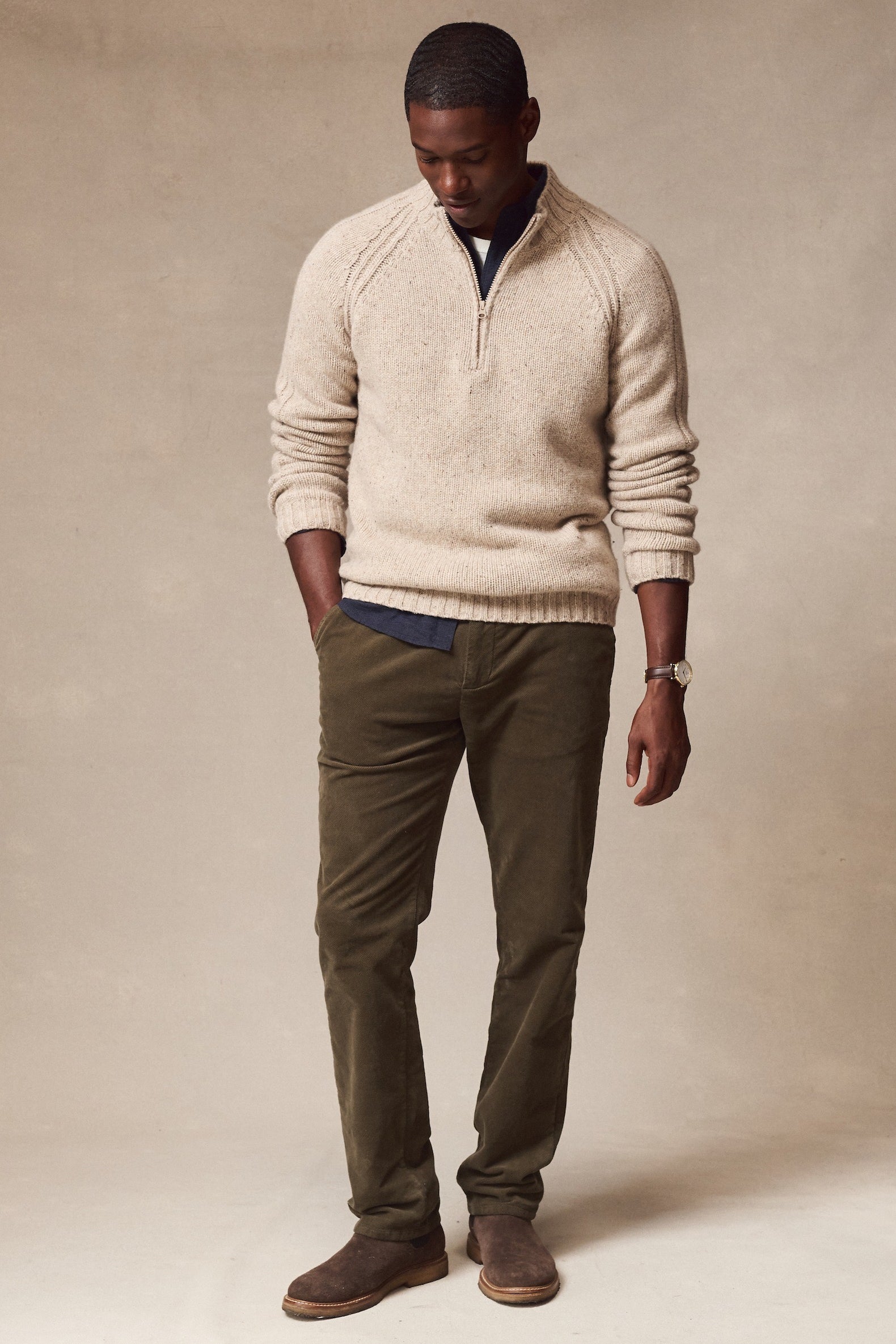 Merino Quarter Zip
