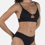 Hurley Solid Full Bottom in Black, detail view