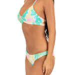 Hurley Aloha Reversible Moderate Bottom in Floral Chamomile, side view