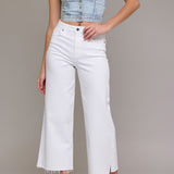 Nori Clean Cropped Wide Leg Jeans - MTT Collective