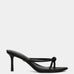 Shu Shop Heidi black knotted strap heeled sandal