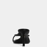 Shu Shop Heidi black heeled sandal detail