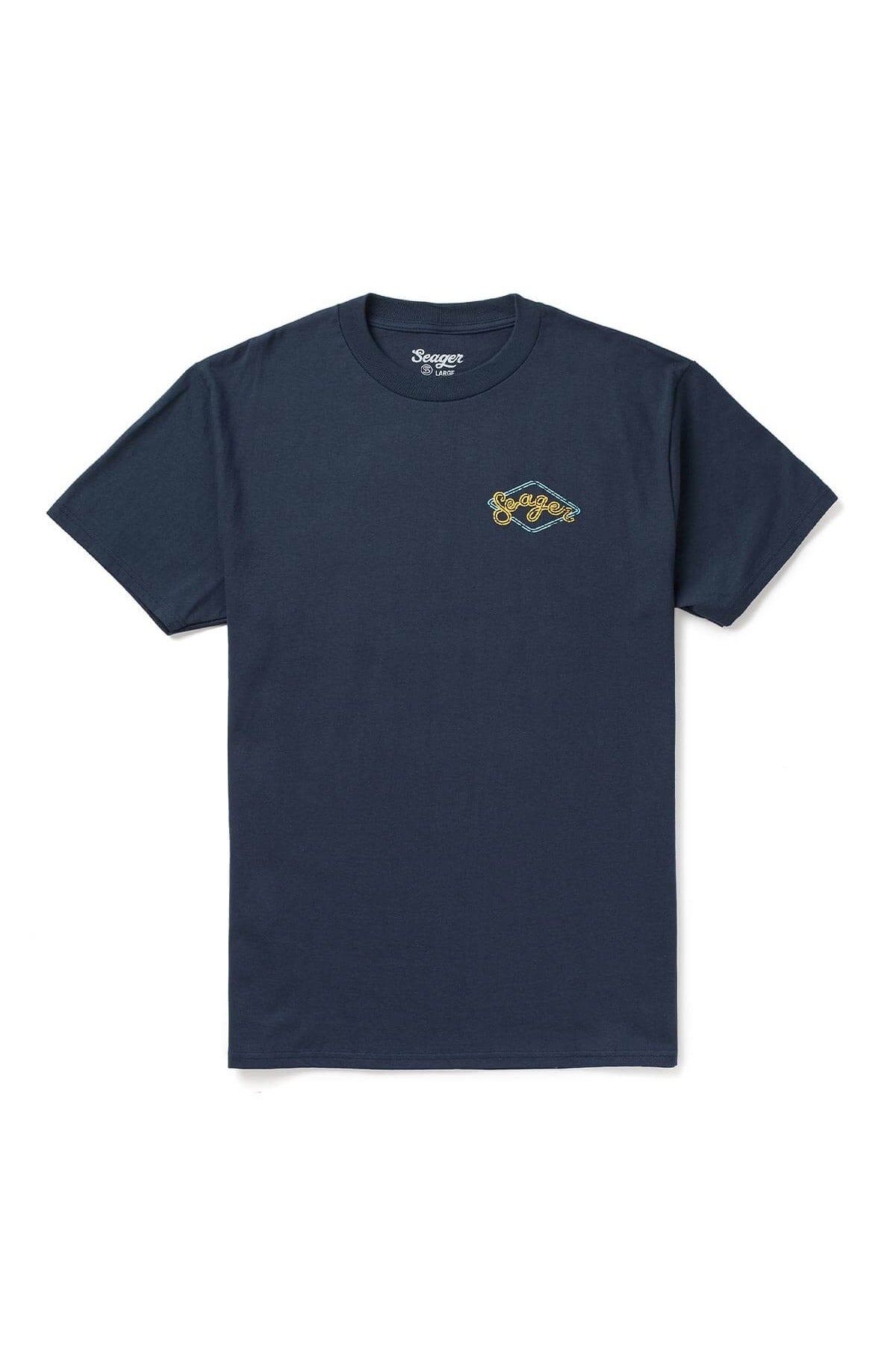 Seager Honky-Tonk Tee in Navy, front view