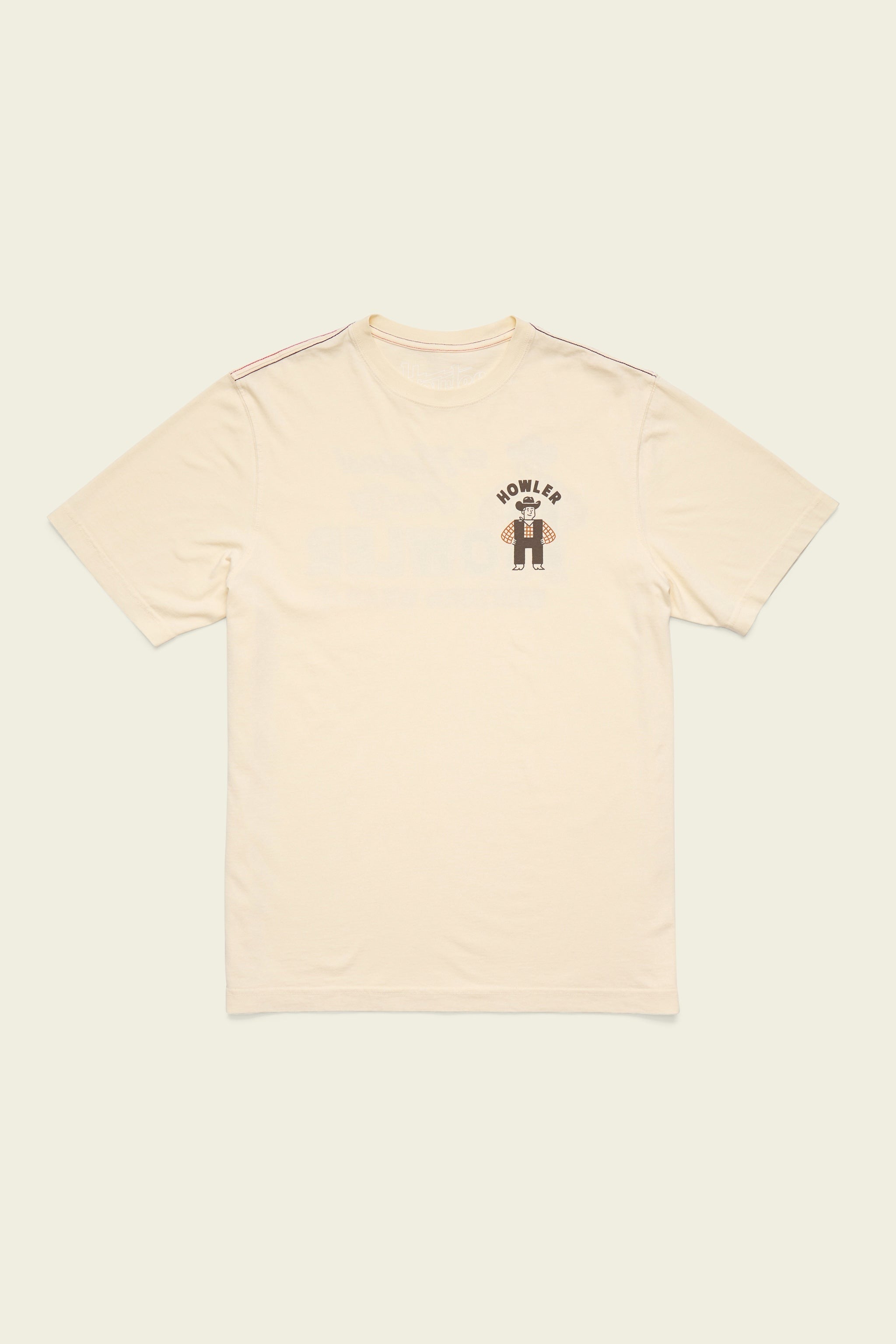 Howler Bros Howler Western Wear Cotton T-Shirt in Natural, front