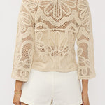 Lani Crochet Top in Natural - MTT Collective