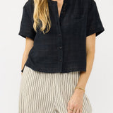 High-Low Patch Pocket Camp Shirt