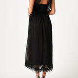 Raven Lace Midi Dress in Black - MTT Collective