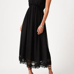 Raven Lace Midi Dress in Black - MTT Collective