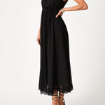 Raven Lace Midi Dress in Black - MTT Collective