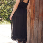 Raven Lace Midi Dress in Black - MTT Collective