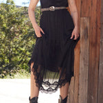 Raven Lace Midi Dress in Black - MTT Collective