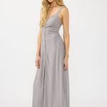 More Than Enough Maxi Dress in Dove Grey - side - MTT Collective