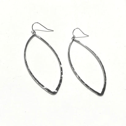 Ella Marquis Hammered Earrings - MTT Collective