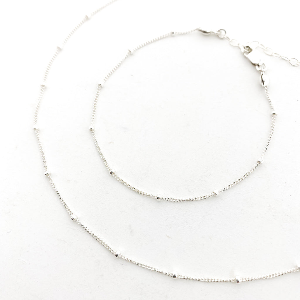 Jenna Satellite Chain Jewelry Set | Gold - MTT Collective