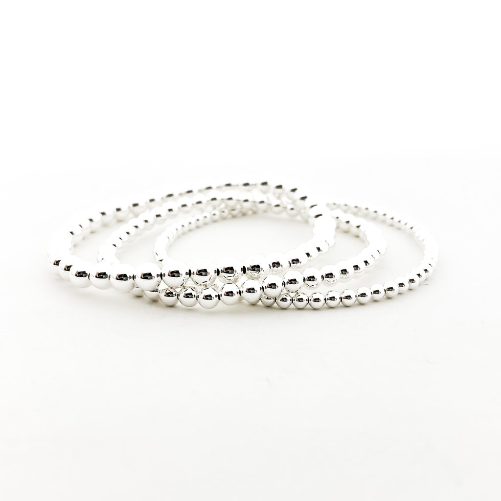 Scarlett Grace Beaded Bracelet Set | Gold - MTT Collective