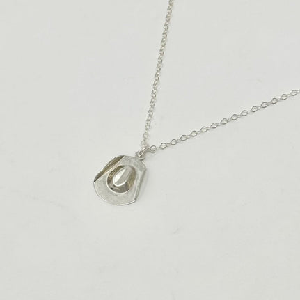 Abigail Cowboy Hat Necklace | Gold - MTT Collective