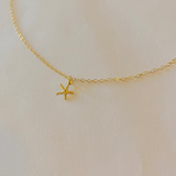 Elise Mini Starfish Necklace | Gold