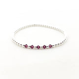 Gracie Beaded Birthstone Accented Kids Bracelet - MTT Collective