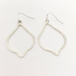 Eliza Brushed Ogee Drop Earrings - MTT Collective