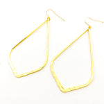 Aria Hammered Drop Earrings - MTT Collective