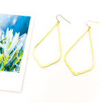 Aria Hammered Drop Earrings - MTT Collective