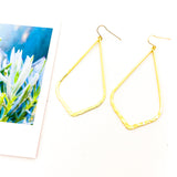 Aria Hammered Drop Earrings - MTT Collective