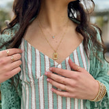Indie Initial Necklace | Gold
