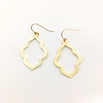 Talia Ogee Brushed Earrings - MTT Collective