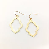 Ogee Brushed Earrings