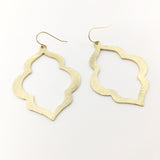 Ogee Brushed Earrings