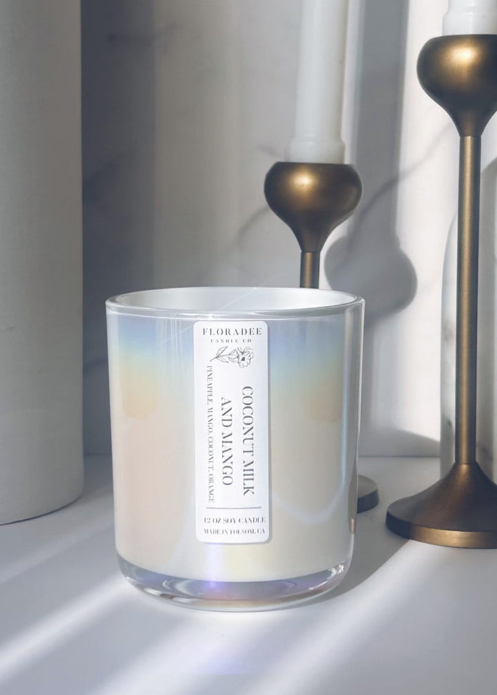 FLORADEE CANDLE CO. - Lifestyle - Fragrance - Candles - Floradee Candle Co. 12oz Soy Candles - MTT Collective
