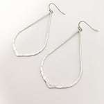 Aria Hammered Drop Earrings - MTT Collective