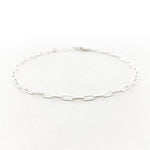 Sadie Oval Chain Anklet - MTT Collective