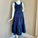 Skies Are Blue - Womens - Dresses - Knit Tank Poplin Dress - MTT Collective