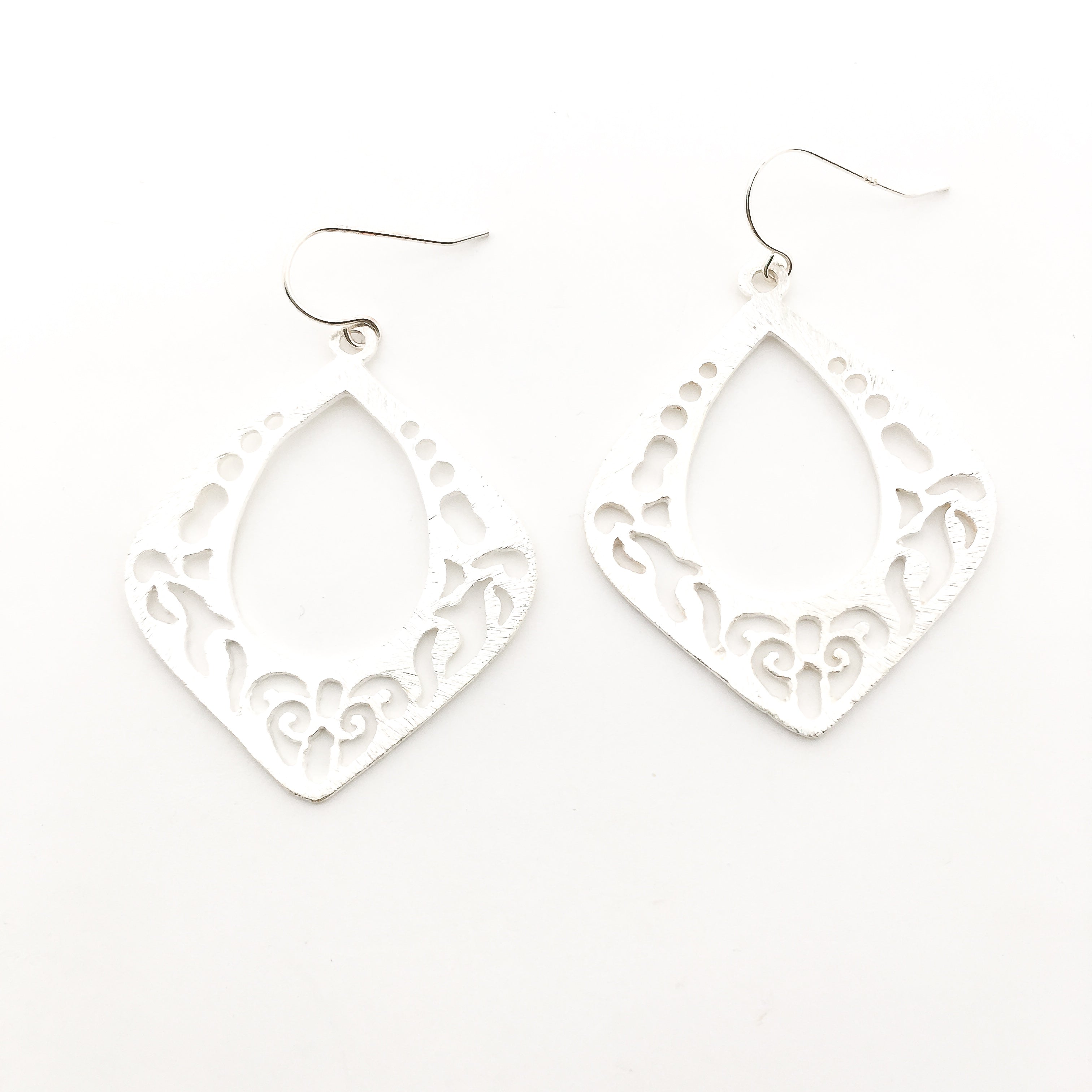 Jasmine Brushed Drop Earrings | Gold - MTT Collective