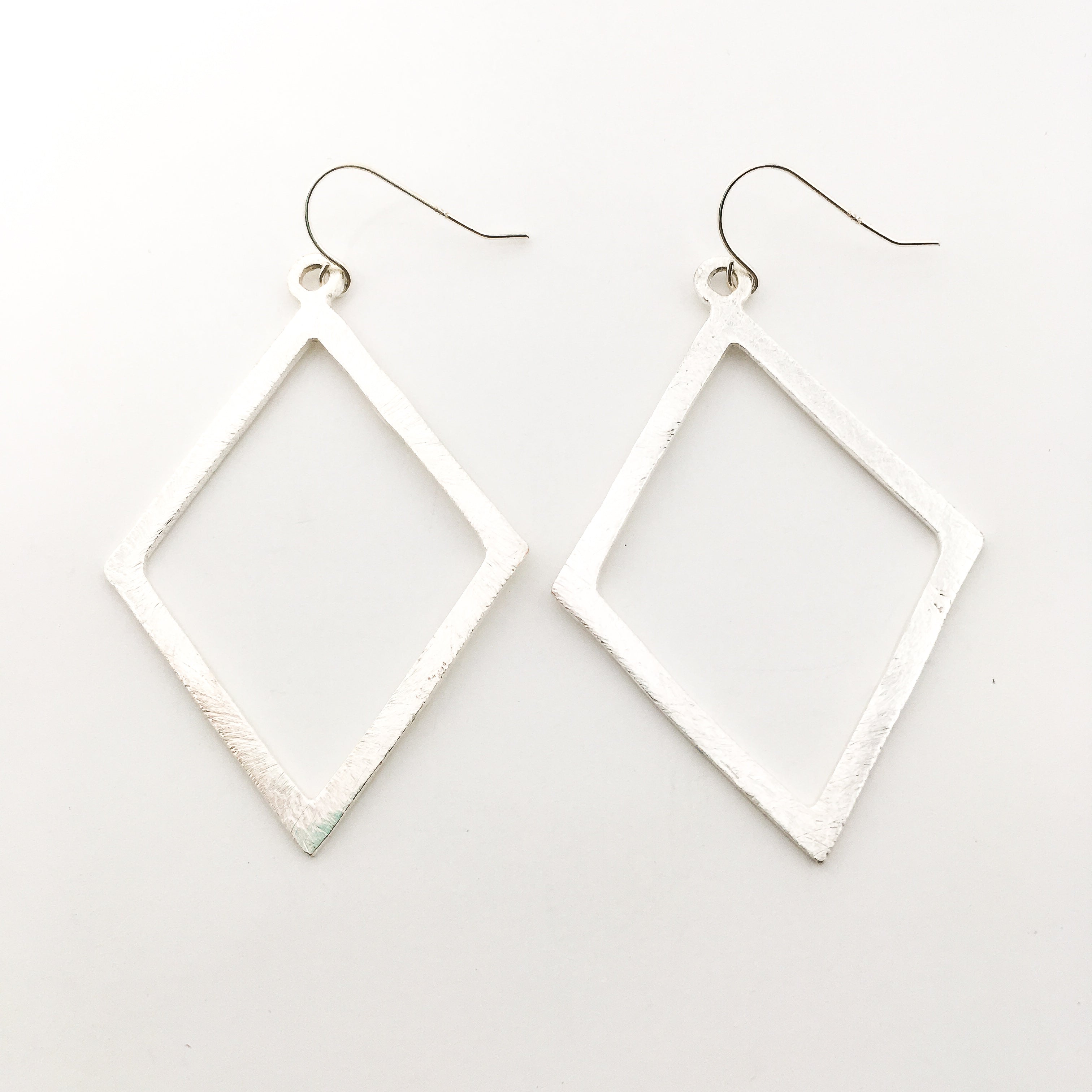Kya Brushed Diamond Earrings - MTT Collective