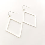 Kya Brushed Diamond Earrings - MTT Collective