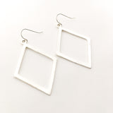 Kya Brushed Diamond Earrings - MTT Collective