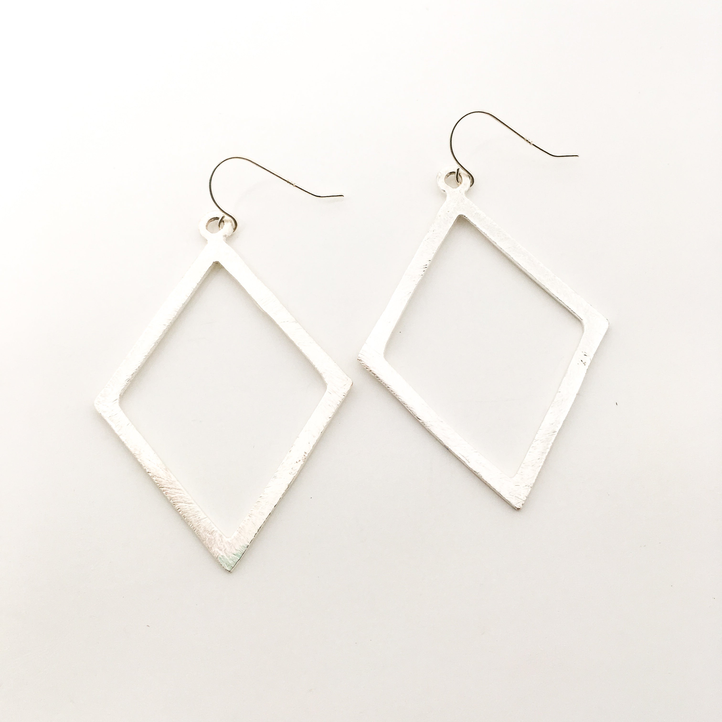 Kya Brushed Diamond Earrings - MTT Collective