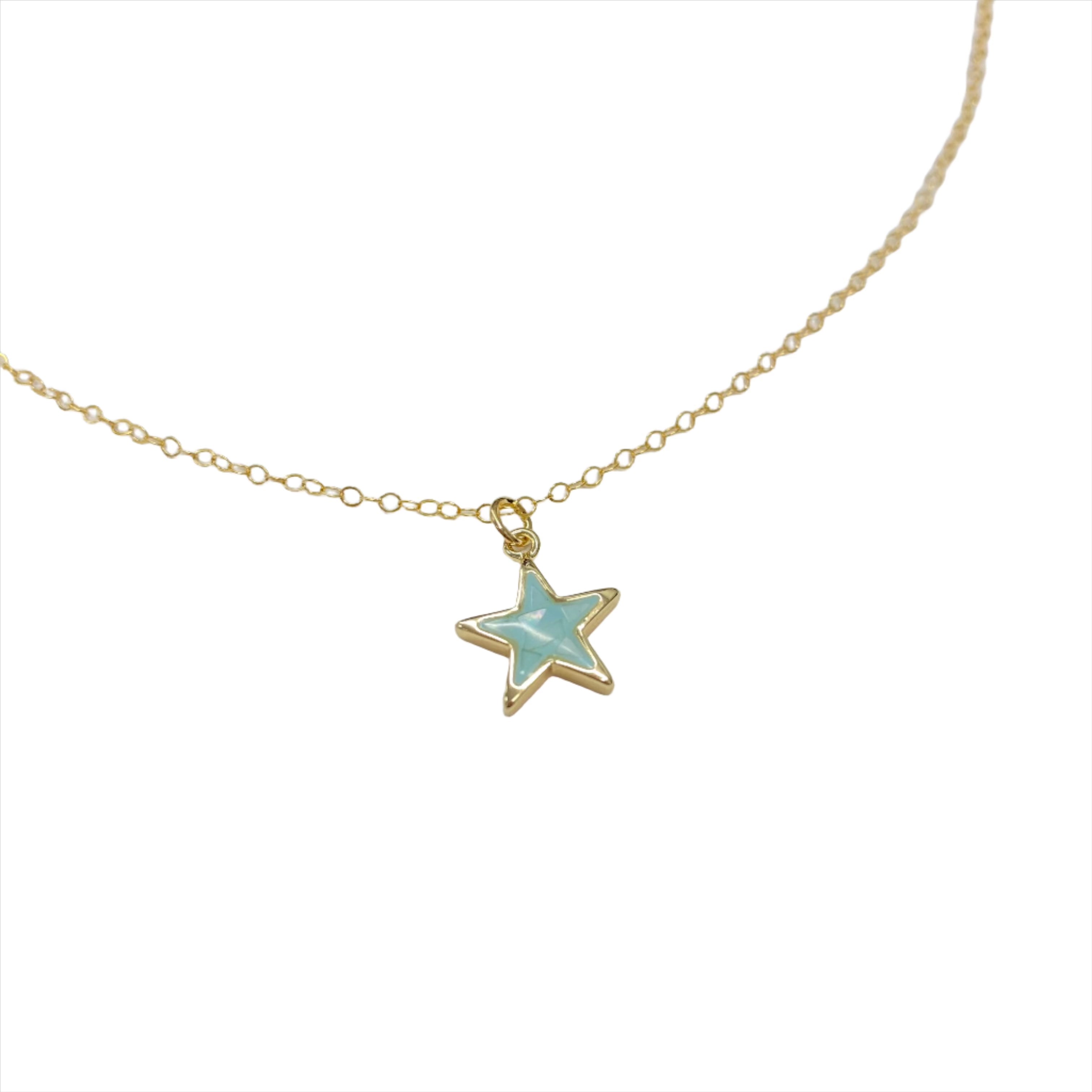 Stella Glistening Star Necklace | Gold - MTT Collective