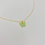 THREE RHINESTONE BUTTERFLY NECKLACE | 14K GOLD FILLED | STYLE OPTIONS - MTT Collective