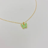 THREE RHINESTONE BUTTERFLY NECKLACE | 14K GOLD FILLED | STYLE OPTIONS - MTT Collective