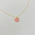 THREE RHINESTONE BUTTERFLY NECKLACE | 14K GOLD FILLED | STYLE OPTIONS - MTT Collective