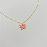 THREE RHINESTONE BUTTERFLY NECKLACE | 14K GOLD FILLED | STYLE OPTIONS - MTT Collective