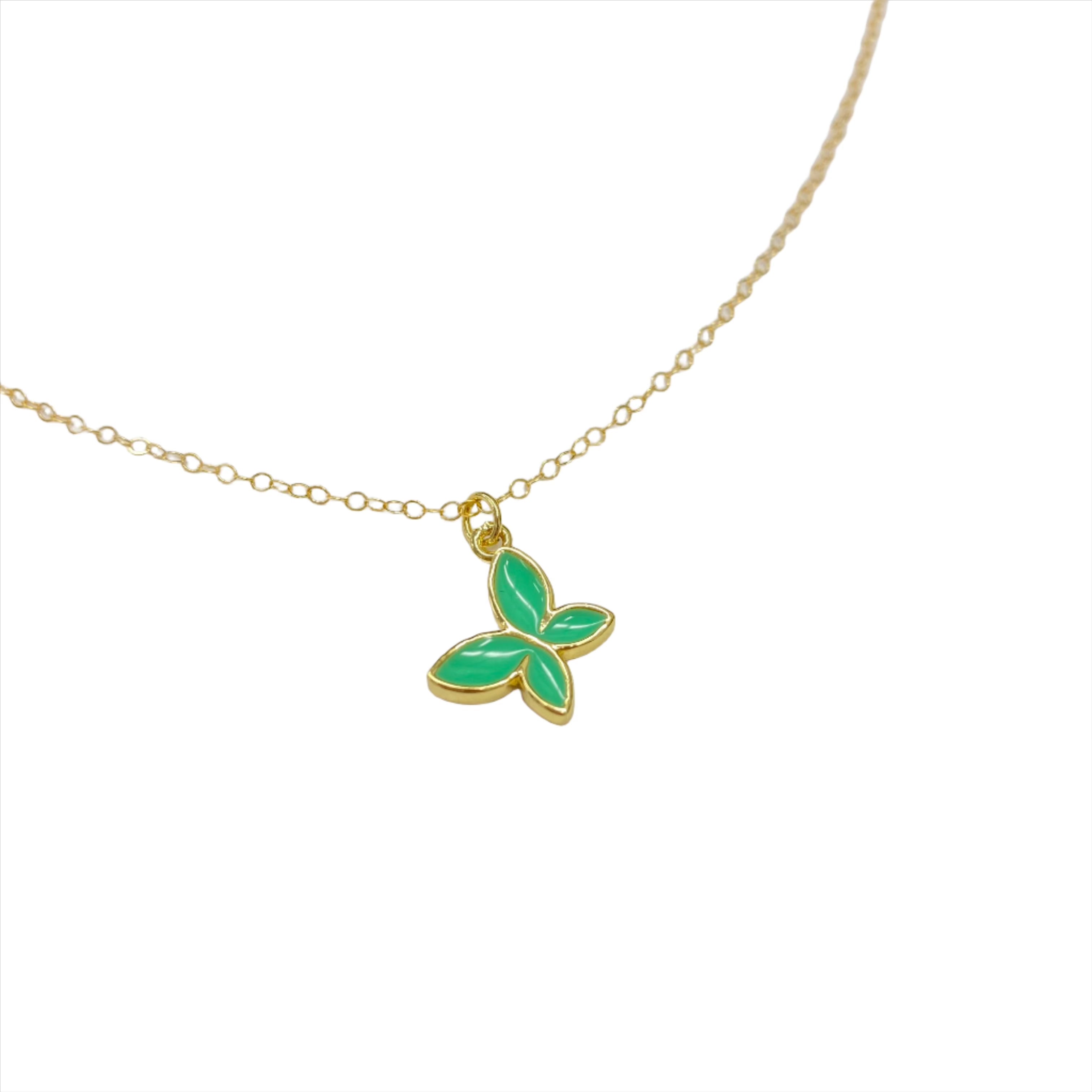 Raya Fluttering Butterfly Necklace | Gold - MTT Collective