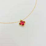 HELD CRYSTAL FLOWER NECKLACE | 14K GOLD FILLED | STYLE OPTIONS - MTT Collective