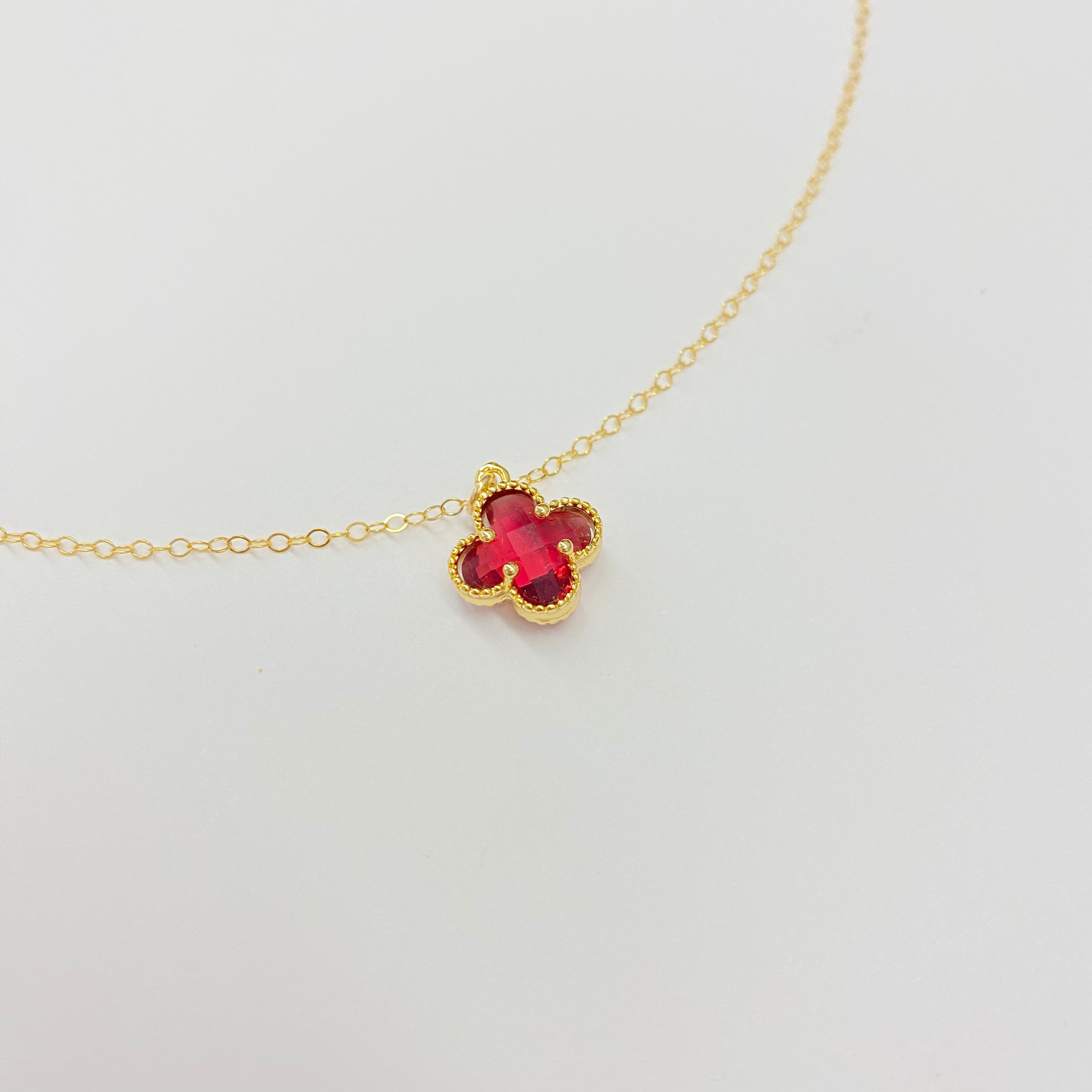 HELD CRYSTAL FLOWER NECKLACE | 14K GOLD FILLED | STYLE OPTIONS - MTT Collective
