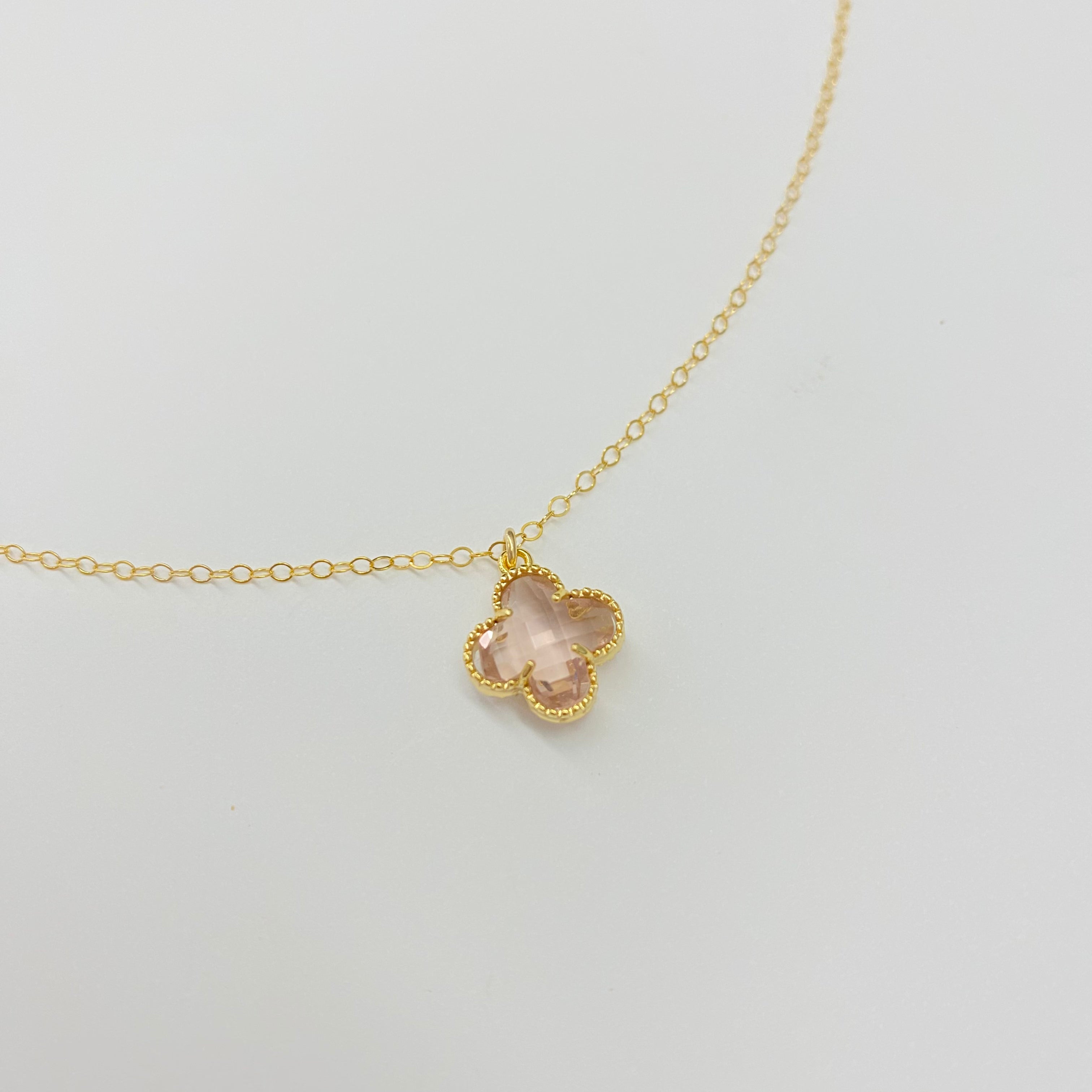 HELD CRYSTAL FLOWER NECKLACE | 14K GOLD FILLED | STYLE OPTIONS - MTT Collective