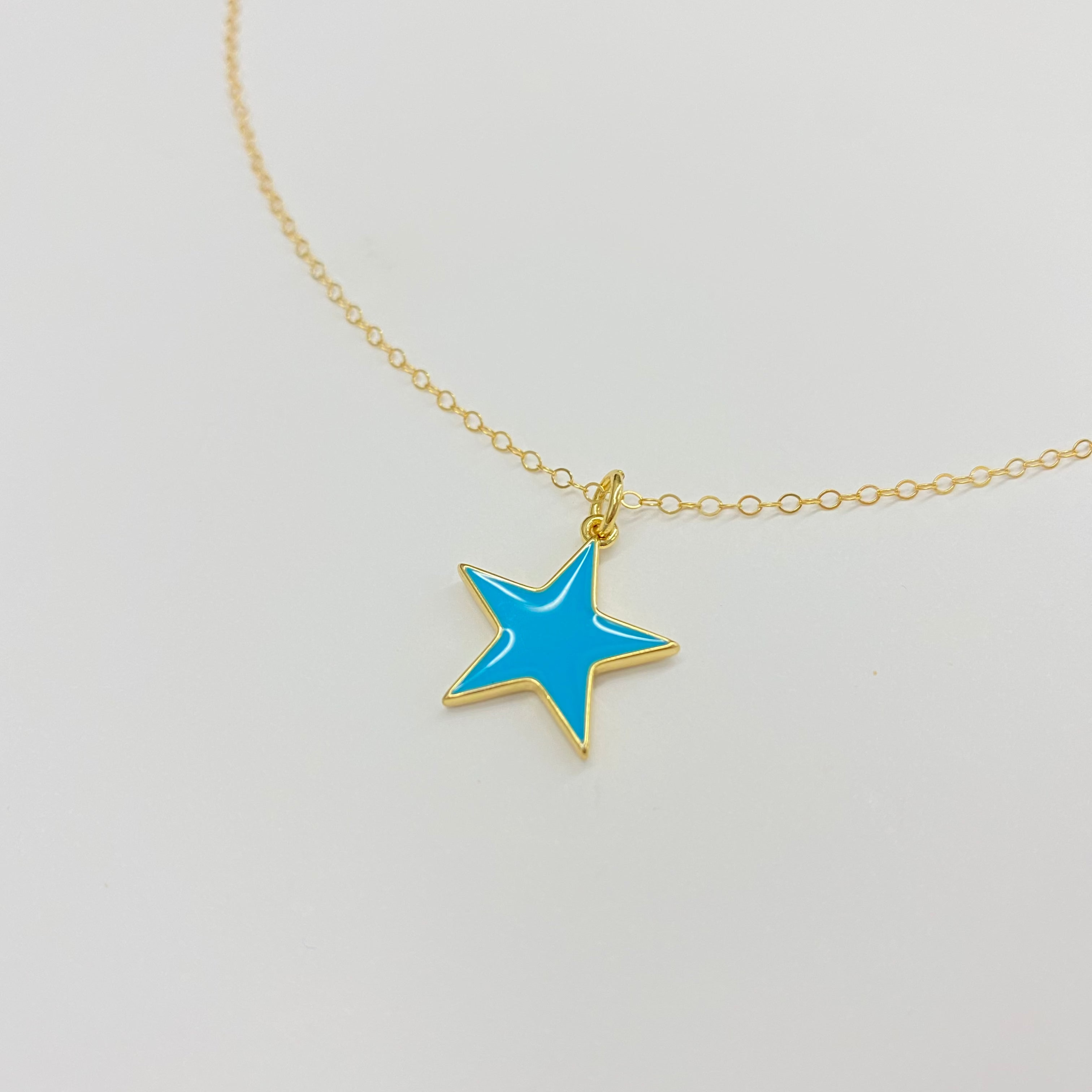 ENAMEL STAR NECKLACE | 14K GOLD FILLED | STYLE OPTIONS - MTT Collective