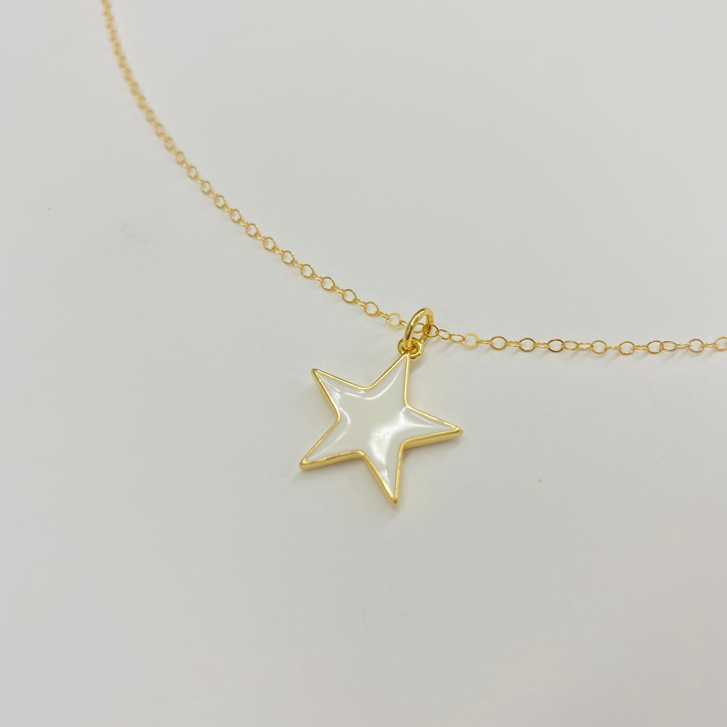 ENAMEL STAR NECKLACE | 14K GOLD FILLED | STYLE OPTIONS - MTT Collective